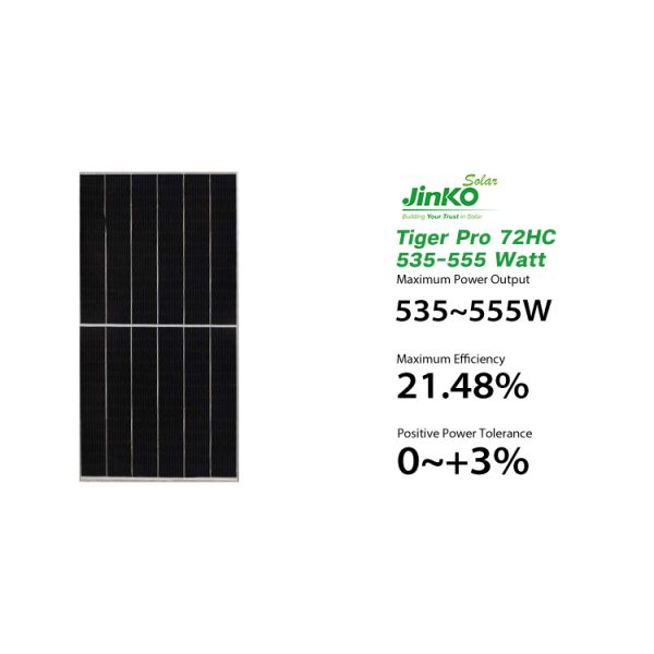 Jinko P Type Solar Cell Monocrystalline 535W 540W 545W 550W 555W Solar Panels