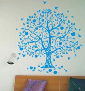 Wholesale Removable Wall Flower Stickers G175 / Floral Wall Stickers from china suppliers