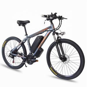 Wholesale 6061 Alu Electric Fat Tyre Mountain Bike 45 - 50km Electric Mode Range 15Ah from china suppliers