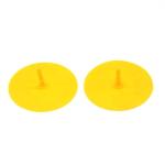 Round 25.5mm Dia Custom Made Silicone Rubber Mini Non-Return Mask Intake