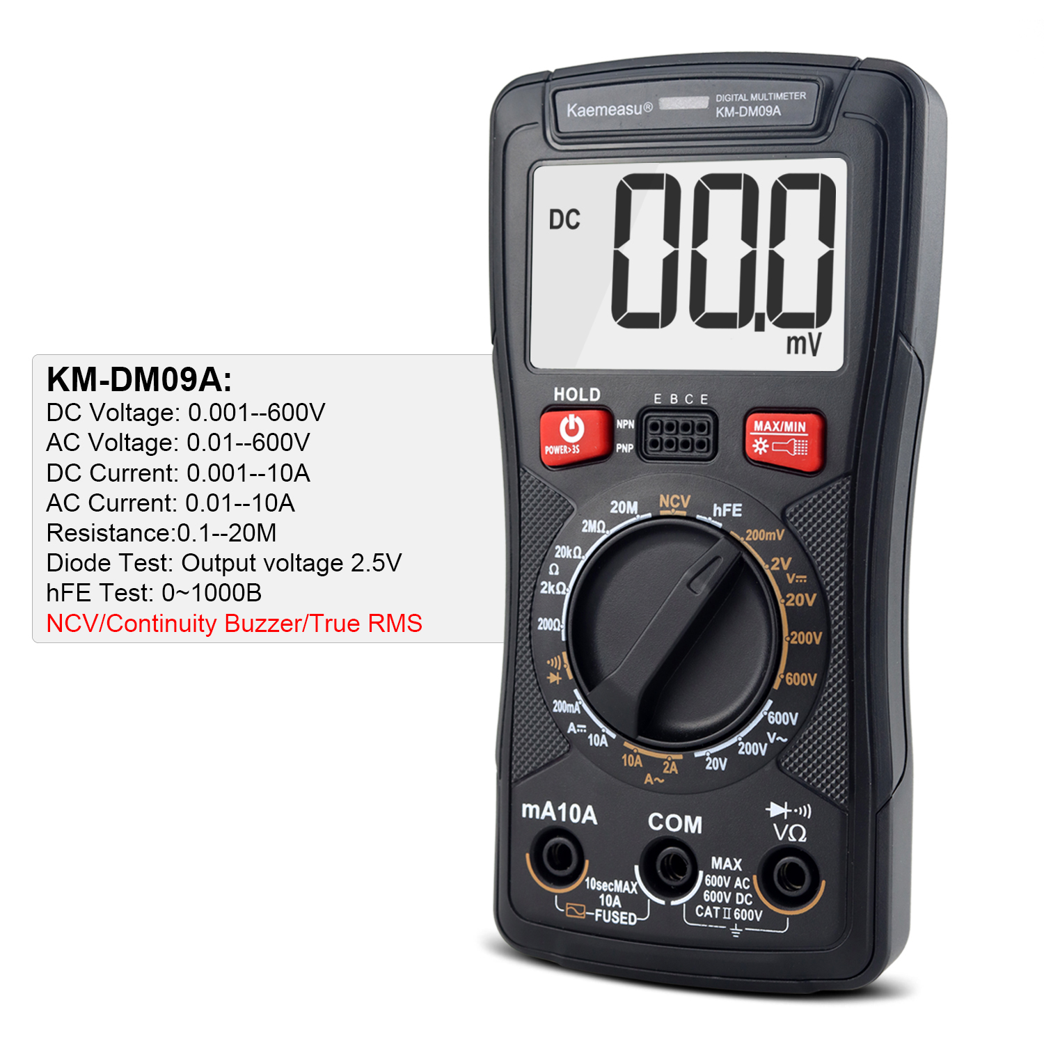 3999 Counts TRMS LCD Multimetros Professional NCV Bench Multimeter Electric Smart Digital Multimeter Automotive Multimeters