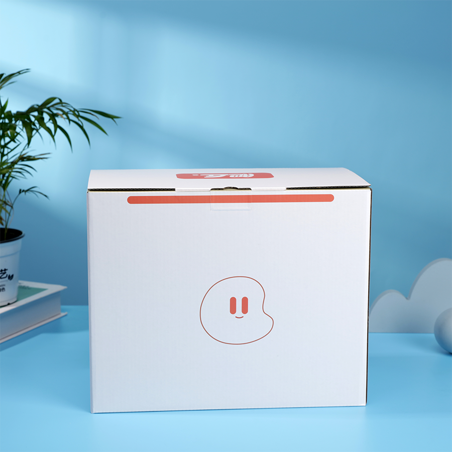 White Folding Carton Box with Eco-Friendly Sponge Liner Custom Bending and Stamping