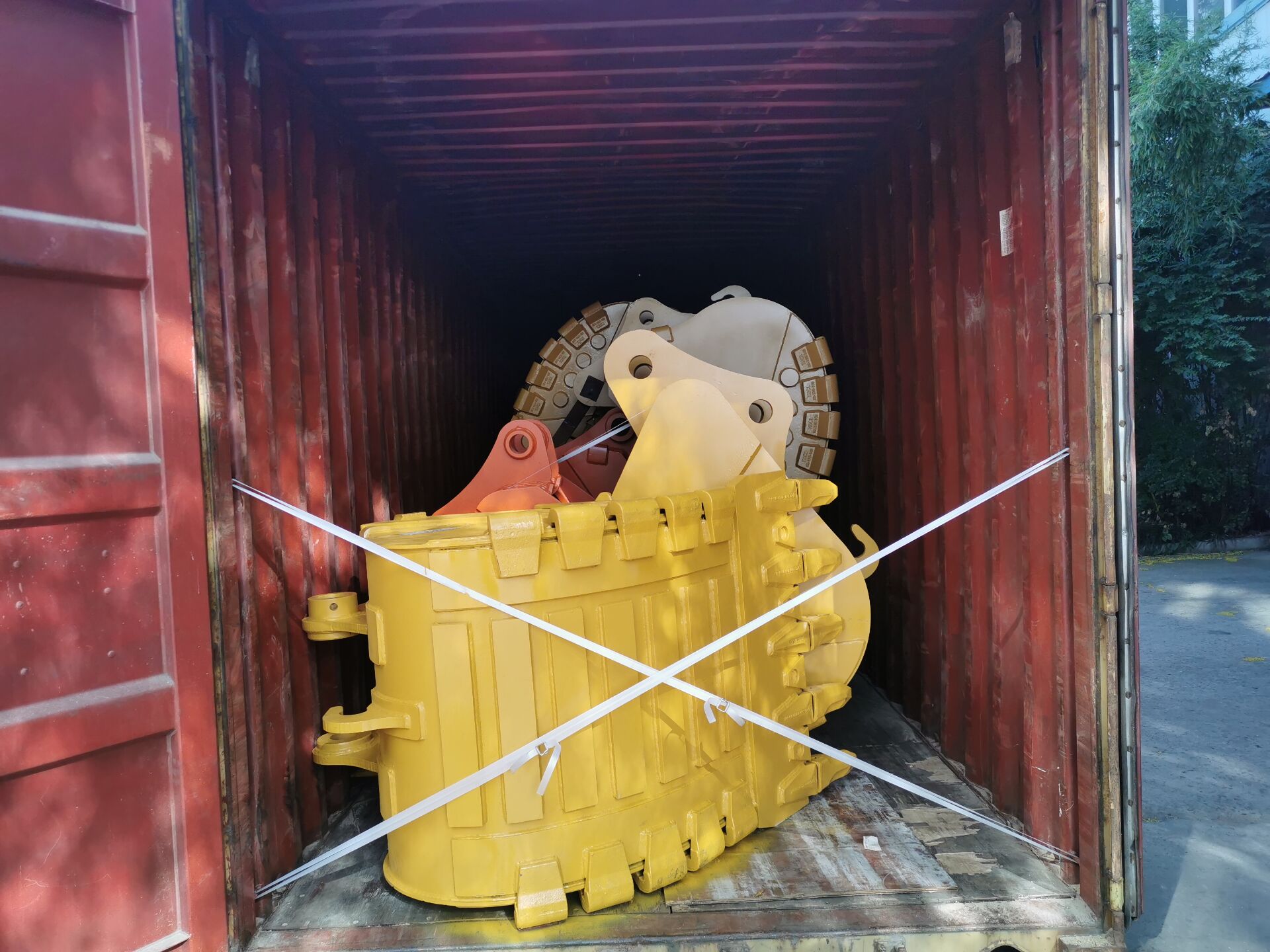 Stand Farm Tractor Sale Heavy Duty Hydraulic Clamshell Bucket for 9ton Excavator