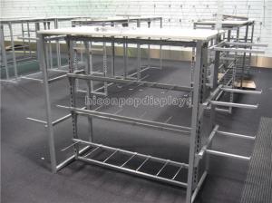 Wholesale Garment Retail Store Fixtures 4 - Way Metal Hanging Outerwear Clothing Display Rack from china suppliers