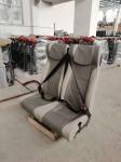 2+1 Layout Diamond Stitching Travel Bus Passenger Seat