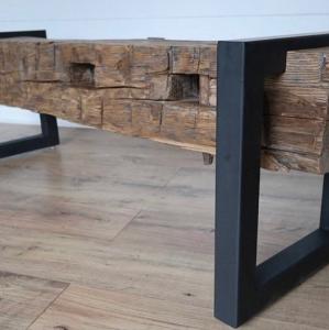 Wholesale DIY Square Tube Furniture Legs for Coffee Computer Deck Heavy Duty Rustic Bench 290g from china suppliers