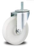 5 inch threaded stem nylon trolly wheels