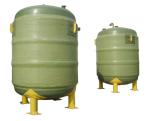 2CBM Fiberglass FRP Vacuum Septic Tank HCL Storage Filament Winding