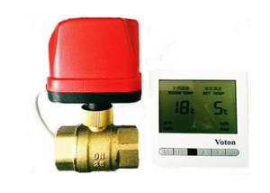 Wholesale Central Heating Motorised Valve , Thermostatic Electric Zone Valves 3.5 NM from china suppliers