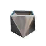 Rose gold color stainless steel different shapes flower pots