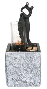 Wholesale Rock Base Antique Copper Table Top Water Fountains With Lights , 15 inches from china suppliers