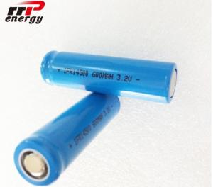 Wholesale 3.2V 14500 600mAh Llithium Ion Aa Rechargeable Battery High Rate 3C IEC CB MSDS from china suppliers