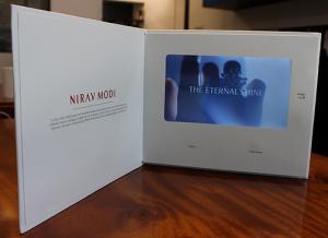 Wholesale 7 Inch LCD Flip Book Video With Touch Screen , Promotional Video Card from china suppliers