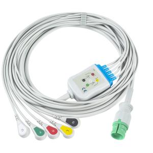 Wholesale Promed one-piece ECG Cable and leadwires 14Pin ECG cable 5channel EKG Cable from china suppliers