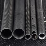 Light Heavy 100% 3K Carbon Fiber Tube High Pressure Resistant High Strength