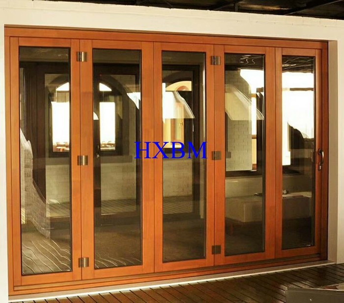 Pure Solid Wood Windows And Doors Space Saving triple glazed for Sweden market