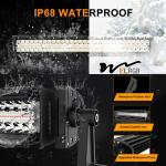 240W Light Bars 4x4 Vehicle LED Work Lights 22" ATV UTV Off Road Truck Light Bar