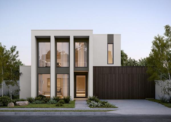 AS / NZS / USA STANDARD Light Steel Structure Prefabricated Luxury Single Family