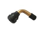 PVR60 Brass Stem Tire Valve Snap In For Electric Bikes Bend 90 Degree
