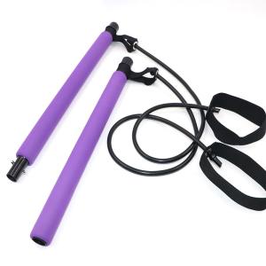 Wholesale 50cm Colorful Tone Up Pilates Bar Exercise Expander Yoga Pilates Stick from china suppliers