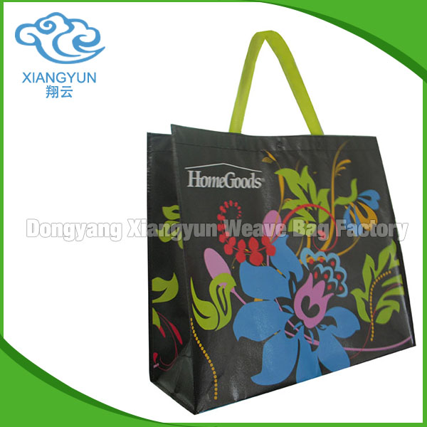 Foldable Grocery Shopping Bag Merchandise Reusable Pp Non Woven Lamination Bag