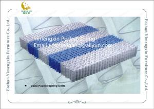 Wholesale 5 Zone Mattress Individually Pocketed Coils Low Noise High Carbon Steel Material from china suppliers