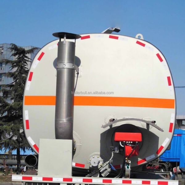 BPW Axle 12t Mechinical Suspension Insulated Tanker Trailers