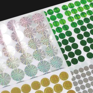 Wholesale Adhesive Label PVC Hologram Vinyl Sticker Anti Counterfeiting from china suppliers