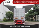 Mechanical Side Wall 3 Axles 60T 40Ft Cargo Box Trailer