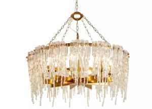 Wholesale 90V Polished Finish Kitchen Diameter 80 / 100cm Crystal Pendant Light from china suppliers