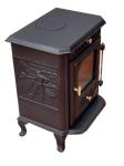 Antique Cast Iron Chimney Fire Pit Fireplace Smokeless Cast Iron Wood Stove