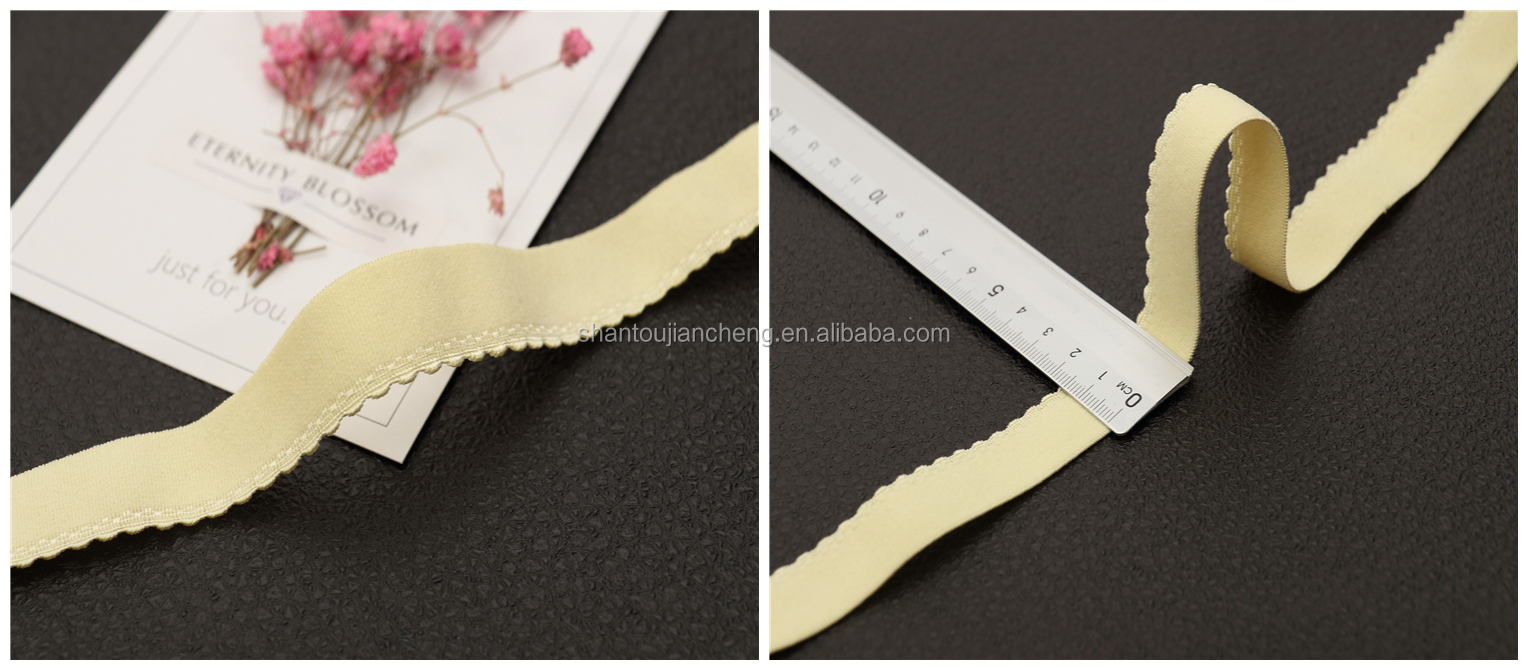 High Quality 19mm Bra Nylon Elastic Band Elastic Band Sexy Bra Straps Can Be Customized Shoes Webbing Garment Spandex / Nylon