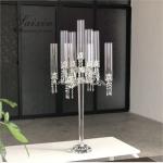 ZT-105 Luxury wedding centerpiece 9 arms crystal candelabras