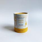 Ultraportable Gold Foil Cylinder Paper Tube Packaging Containers Lightweight