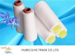 Wholesale 100% Polyester Original White Ring Spun Yarn For Sewing Garment from china suppliers