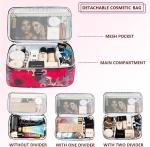 High quality lager capacity double lager design cosmetic bags