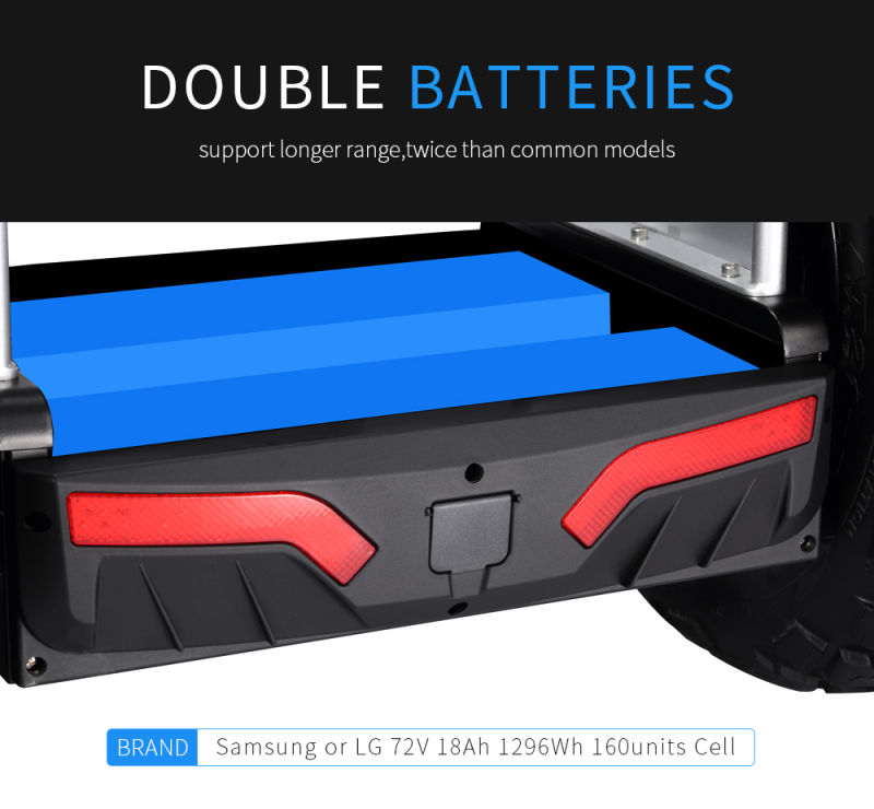 Wholesale Mobility Scooter Electric Chariot Brushless 4000W Self Balancing Scooter 1266wh 72V Double Samsung Battery Electric Scooter