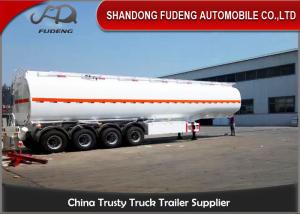 Wholesale 4 Axles Fuel Tanker Semi Trailer 60000 Liters Carbon Steel Tanker Trailer Oil Tanker Truck Trailer from china suppliers