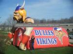 Portable Inflatable football helmet entrance tunnel, football tunnel