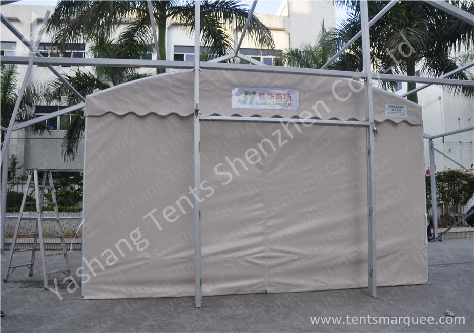 UV Resistant Acr Roof PVC Fabric Tent Structure Hard Pressed Aluminum Frame