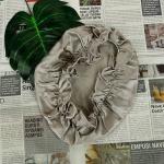Long Jumbo 100 Mulberry Silk Bonnet 43cm Size For Women Sleep