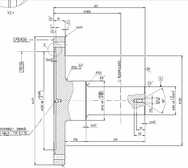0.005mm Hot Steel Forging Parts Carbon steel Stainless steel