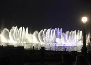 Wholesale Floating Water Fountain Show , Computer Controlled Water Fountain With Colorful RGB from china suppliers