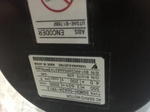 Wholesale SGM-02B312B Yaskawa Industrial Servo Motor AC Servo Motor 100V 200W 2.7A 3000 RPM from china suppliers