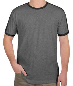 Wholesale Men Long Line Round Neck Short Sleeve 180gsm Blank T Shirts Smart Casual from china suppliers