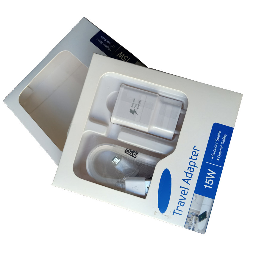 2 In 1 Charger Type C Usb Power Adapter 5V 2A For Galaxy S6 S7 S8