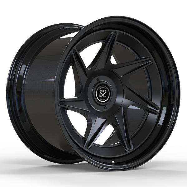 20inch 13J Wide Gloss Black 2-PC Forged Aluminum Alloy Rims For Nissan GTR 5x114