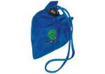 Handled Waterproof Tote Bag Blue Nylon / Polyester Foldable Shopping Bags