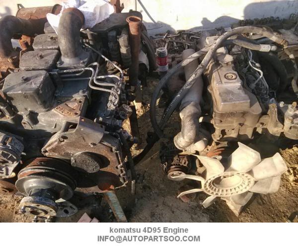Used Komatsu 4D95 Used Japanese Import Engines , Komatsu Motor Engine And Spare