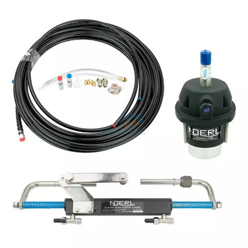 300HP Zinc Alloy Yacht Engine Outboard Steering System 17FT Cable